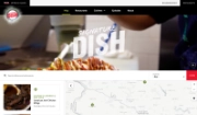 Screenshot of Signature Dish homepage.